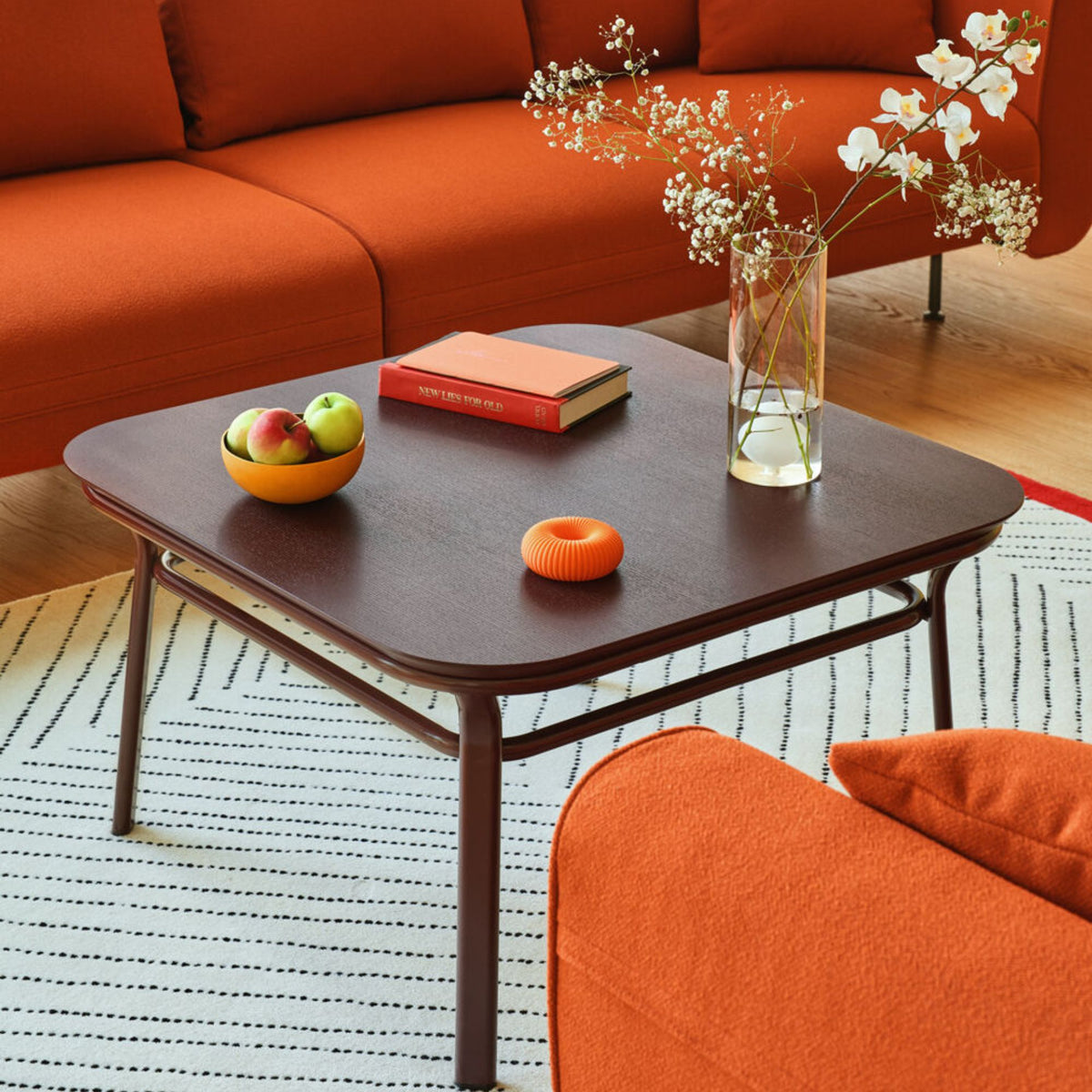 Kafijas galdiņš GRACE, 800 x 800 mm, augstums 450 mm, konfigurējams-Ergostock