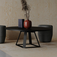 Kafijas galdiņš H2 BALMA, diametrs 1000 mm, augstums 400 mm, konfigurējams-Ergostock