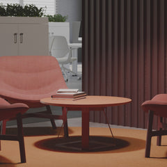 Kafijas galdiņš H2 BALMA, diametrs 1000 mm, augstums 400 mm, konfigurējams-Ergostock