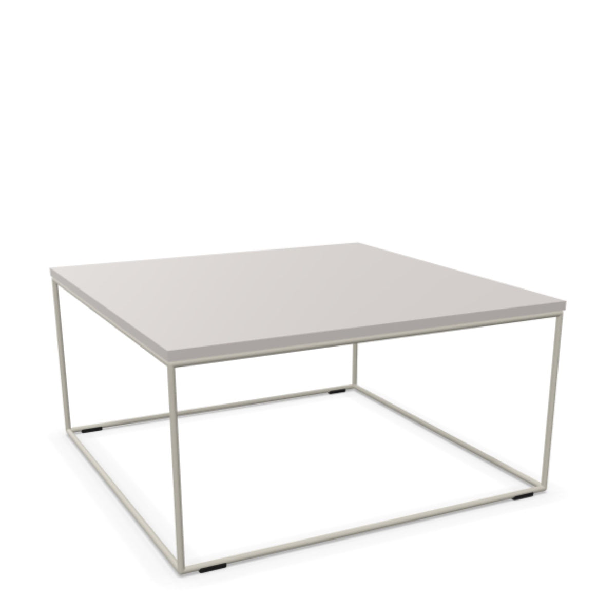 Kafijas galdiņš LOFT QUADRA XL, 80 x 80 cm, augstums 40 cm, konfigurējams-Ergostock