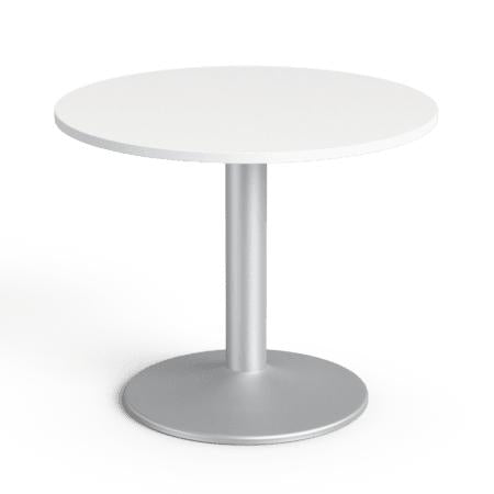 Kafijas galdiņš Montus XL, diametrs 90 cm, augstums 73 cm – Balta