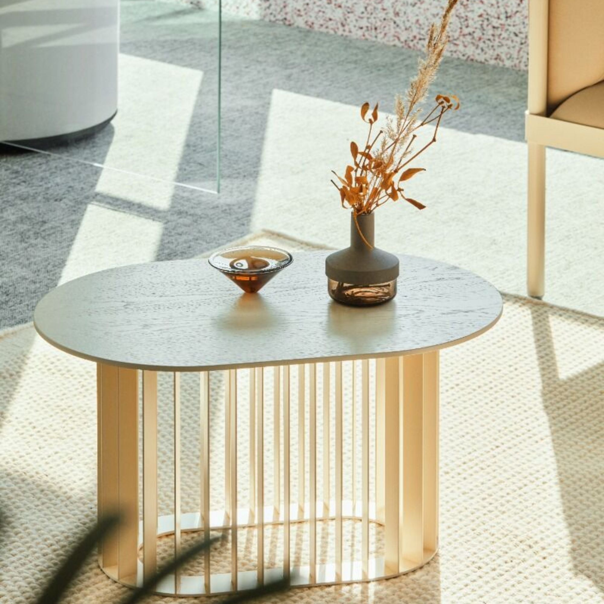 Kafijas galdiņš ROLL, 600 x 400 mm, augstums 350 mm, konfigurējams-Ergostock