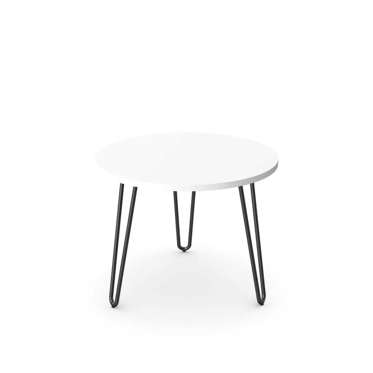 Kafijas galdiņš Rondus, diametrs 55 cm, augstums 44 cm – Balta