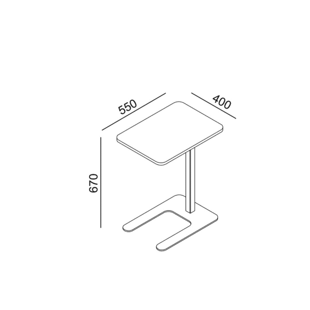 Kafijas galdiņš SIDE - Ergostock.lv