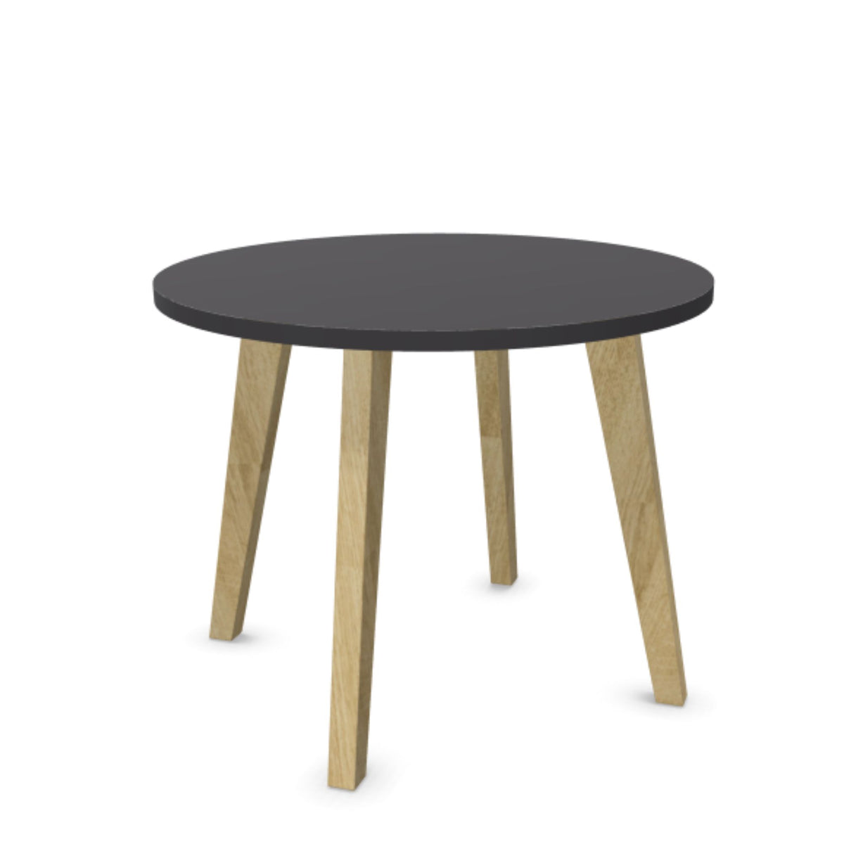 Kafijas galdiņš WOOD LARGE, diametrs 80 cm, augstums 63 cm, konfigurējams - Ergostock.lv