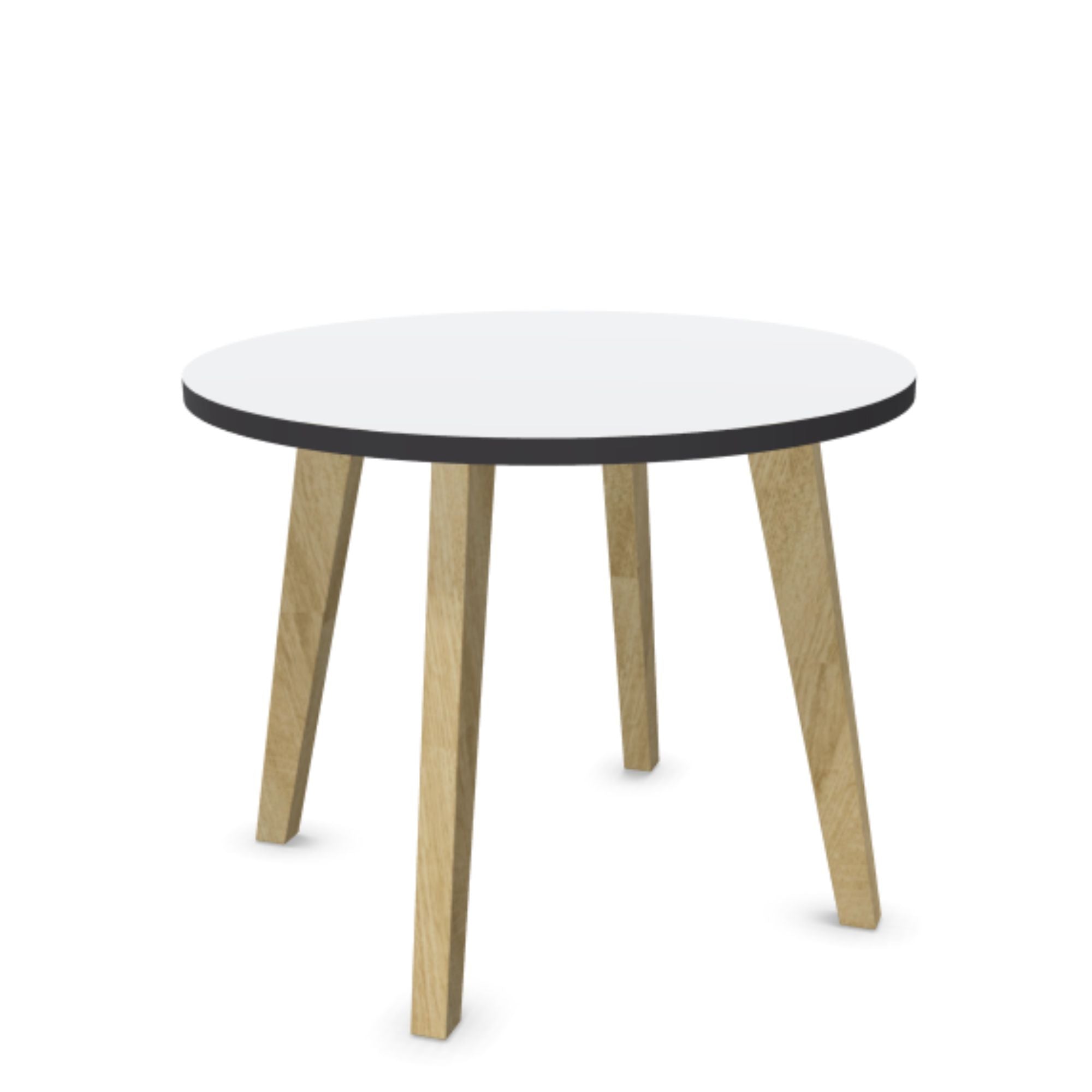 Kafijas galdiņš WOOD LARGE, diametrs 80 cm, augstums 63 cm, konfigurējams - Ergostock.lv