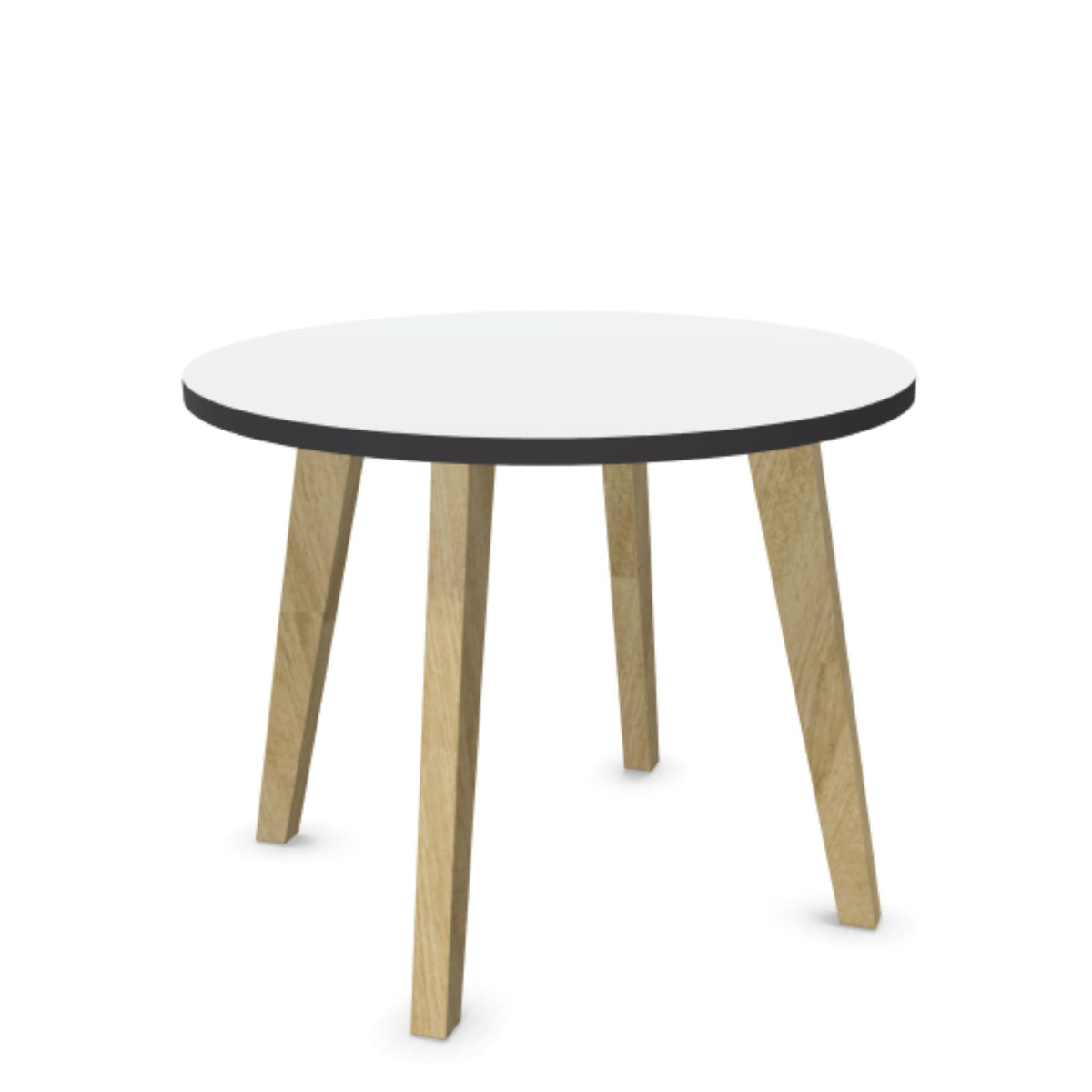 Kafijas galdiņš WOOD LARGE, diametrs 80 cm, augstums 63 cm, konfigurējams - Ergostock.lv