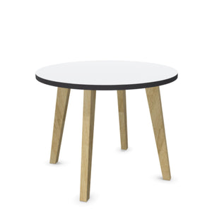 Kafijas galdiņš WOOD LARGE, diametrs 80 cm, augstums 63 cm, konfigurējams - Ergostock.lv