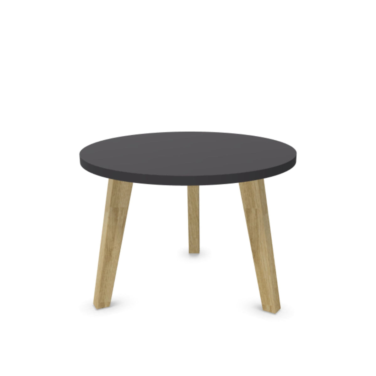 Kafijas galdiņš WOOD S LOW, diametrs 65 cm, augstums 46 cm, konfigurējams-Ergostock