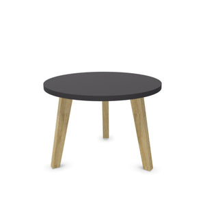 Kafijas galdiņš WOOD S LOW, diametrs 65 cm, augstums 46 cm, konfigurējams-Ergostock