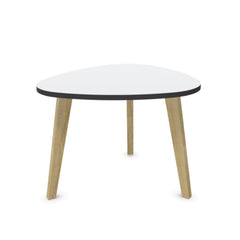 Kafijas galdiņš WOOD TRIANGLE, virsma 85 cm, augstums 63 cm, konfigurējams-Ergostock