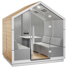 Klusuma kabīne BEJOT TREEHOUSE TH4E WOOD, 4 personām, konfigurējama
