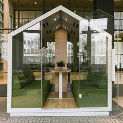 Klusuma kabīne BEJOT TREEHOUSE TH4E WOOD, 4 personām, konfigurējama