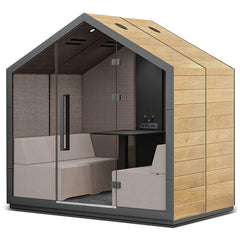 Klusuma kabīne BEJOT TREEHOUSE TH4E WOOD, 4 personām, konfigurējama