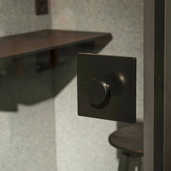 Klusuma kabīne Berlin Acoustics Focus Black, konfigurējama