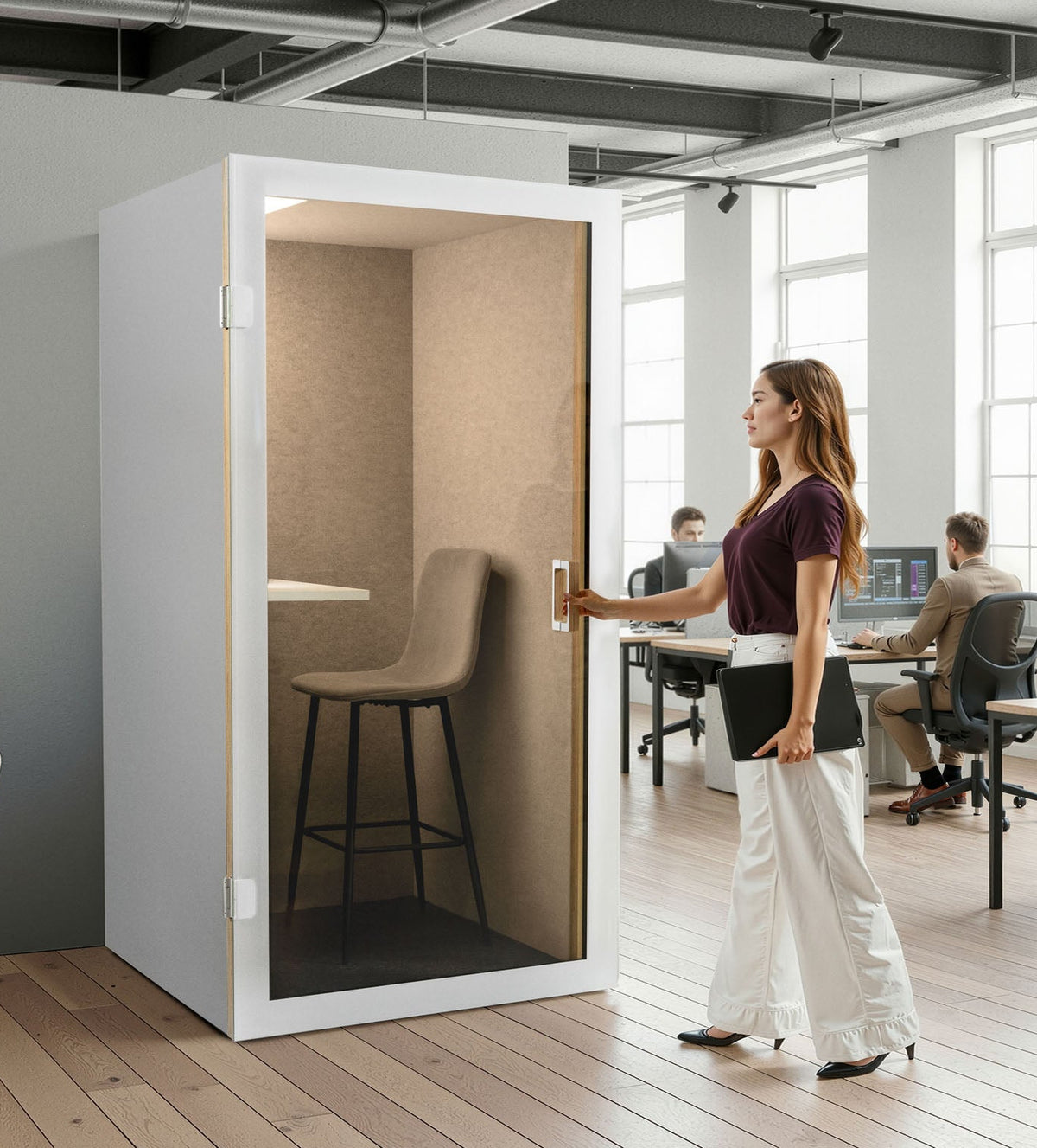 Klusuma kabīne CUBE PRO BIOPHILIC