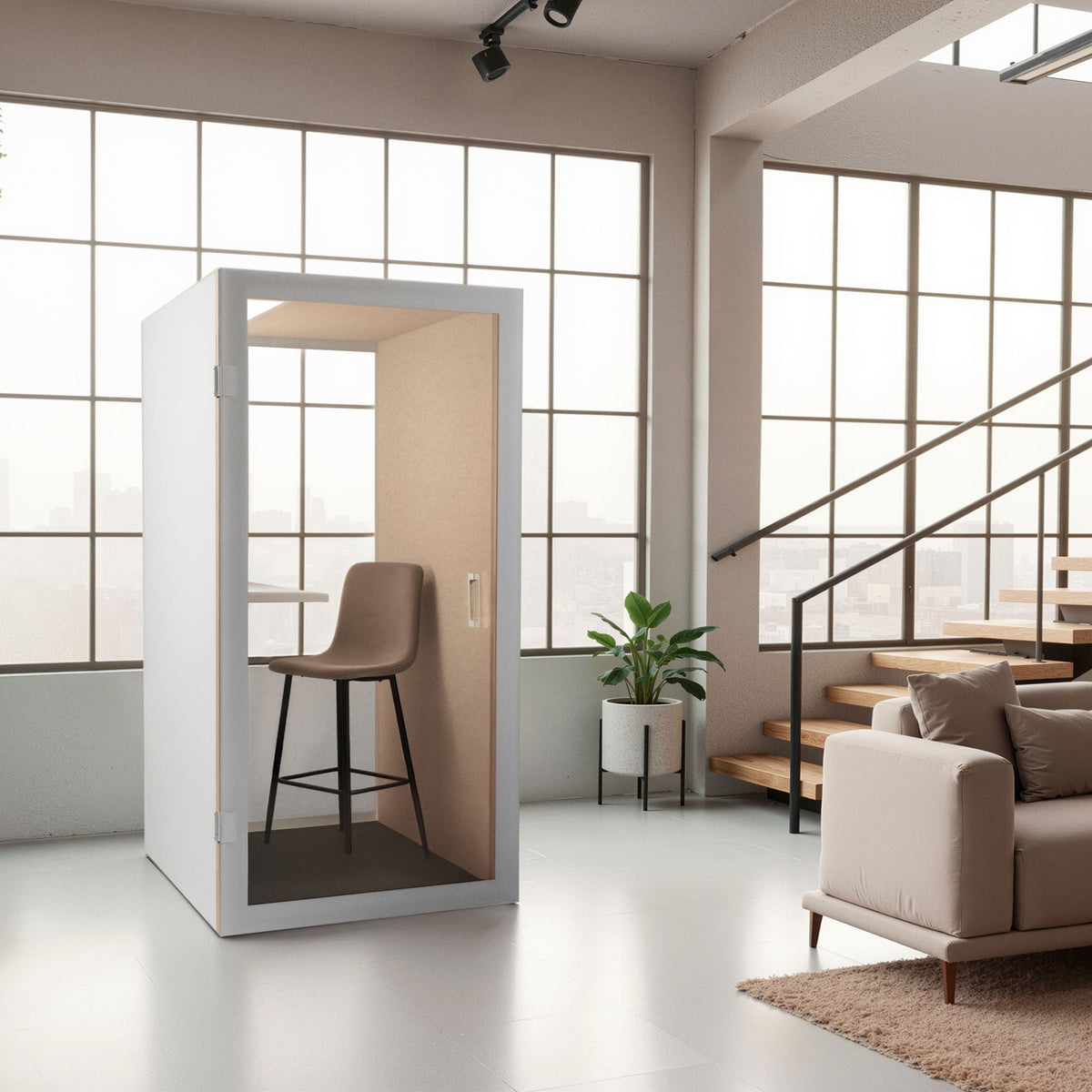 Klusuma kabīne CUBE PRO BIOPHILIC