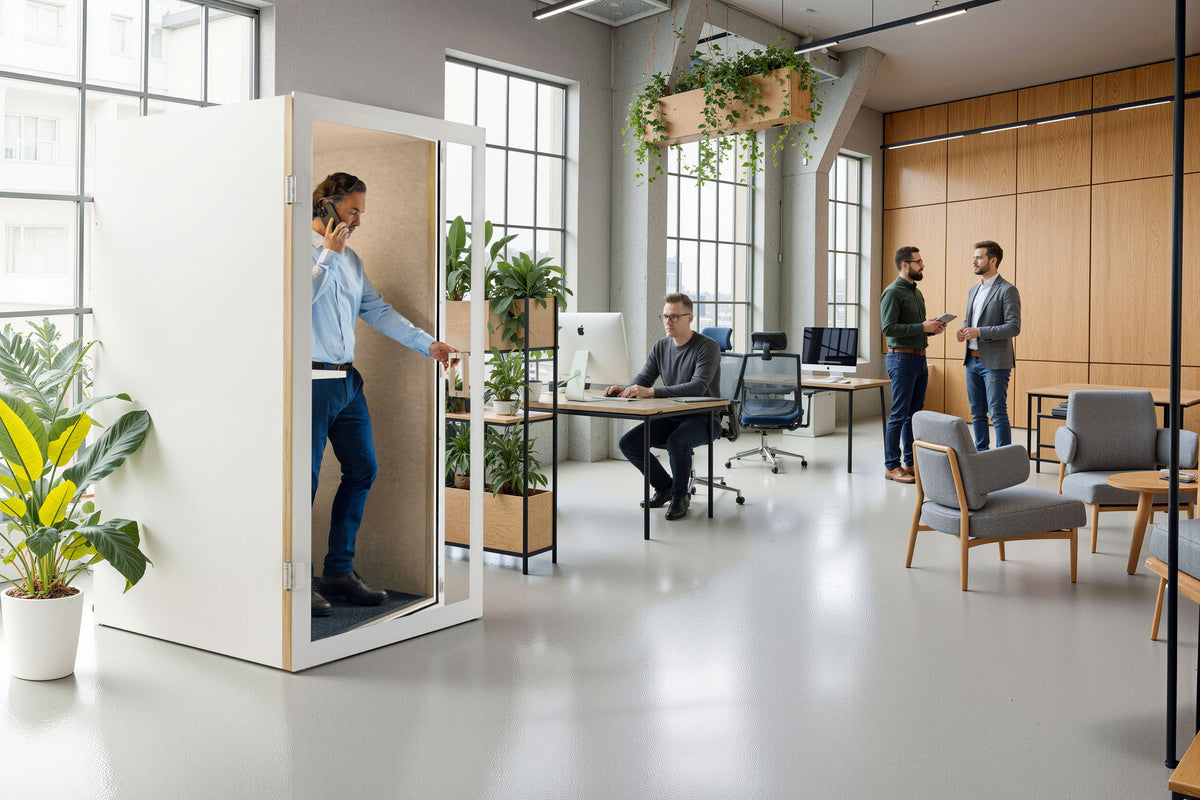 Klusuma kabīne CUBE PRO BIOPHILIC