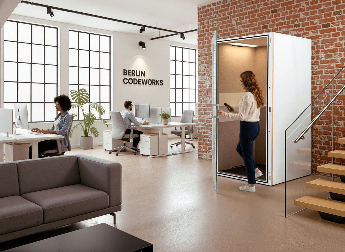 Klusuma kabīne CUBE PRO BIOPHILIC