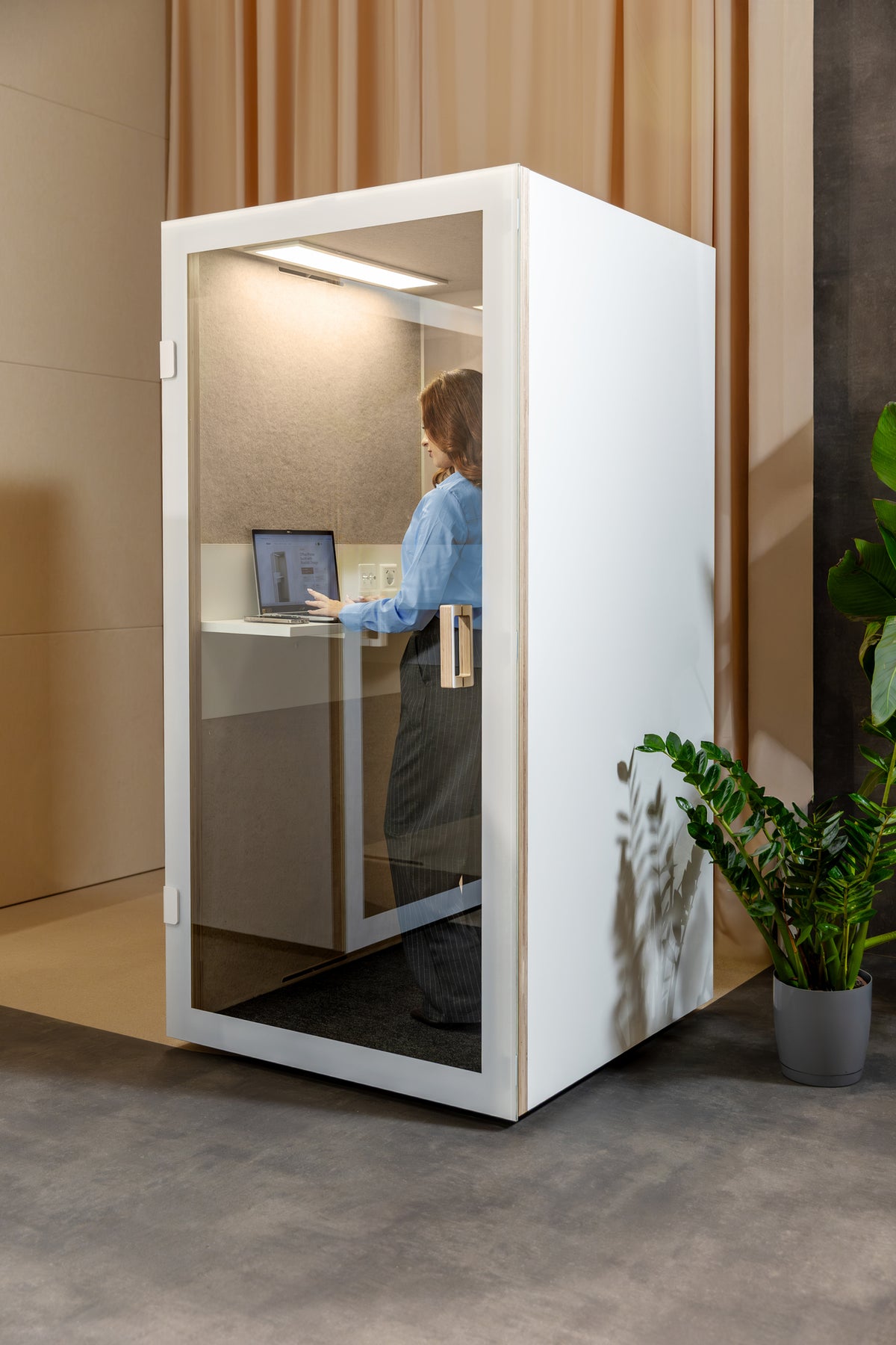 Klusuma kabīne CUBE PRO BIOPHILIC