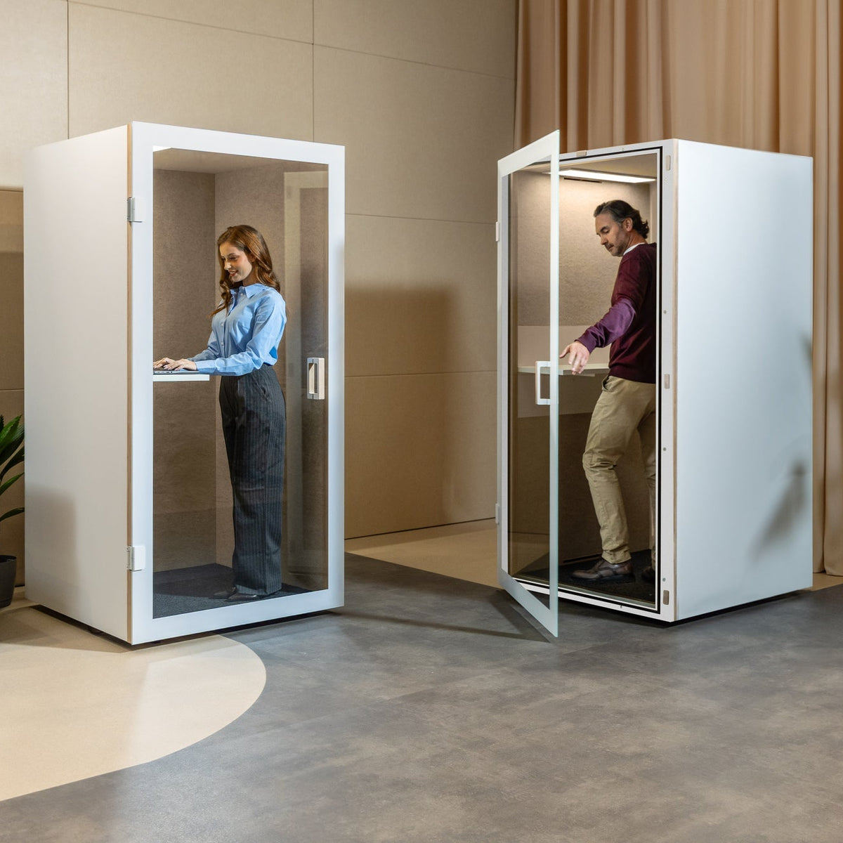 Klusuma kabīne CUBE PRO BIOPHILIC