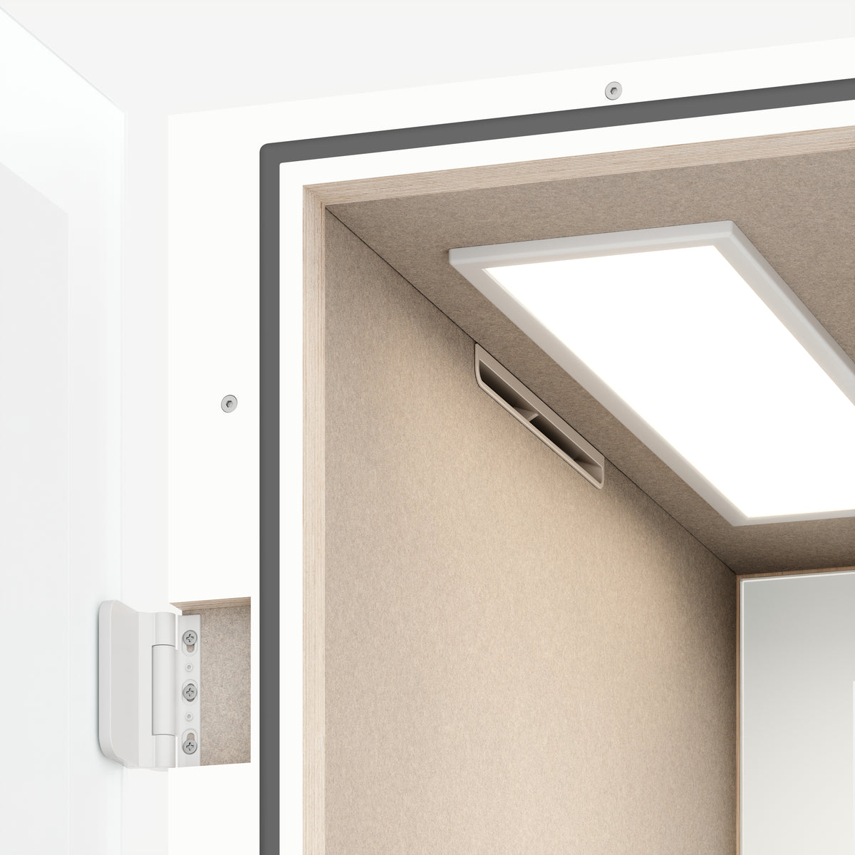 Klusuma kabīne CUBE PRO BIOPHILIC