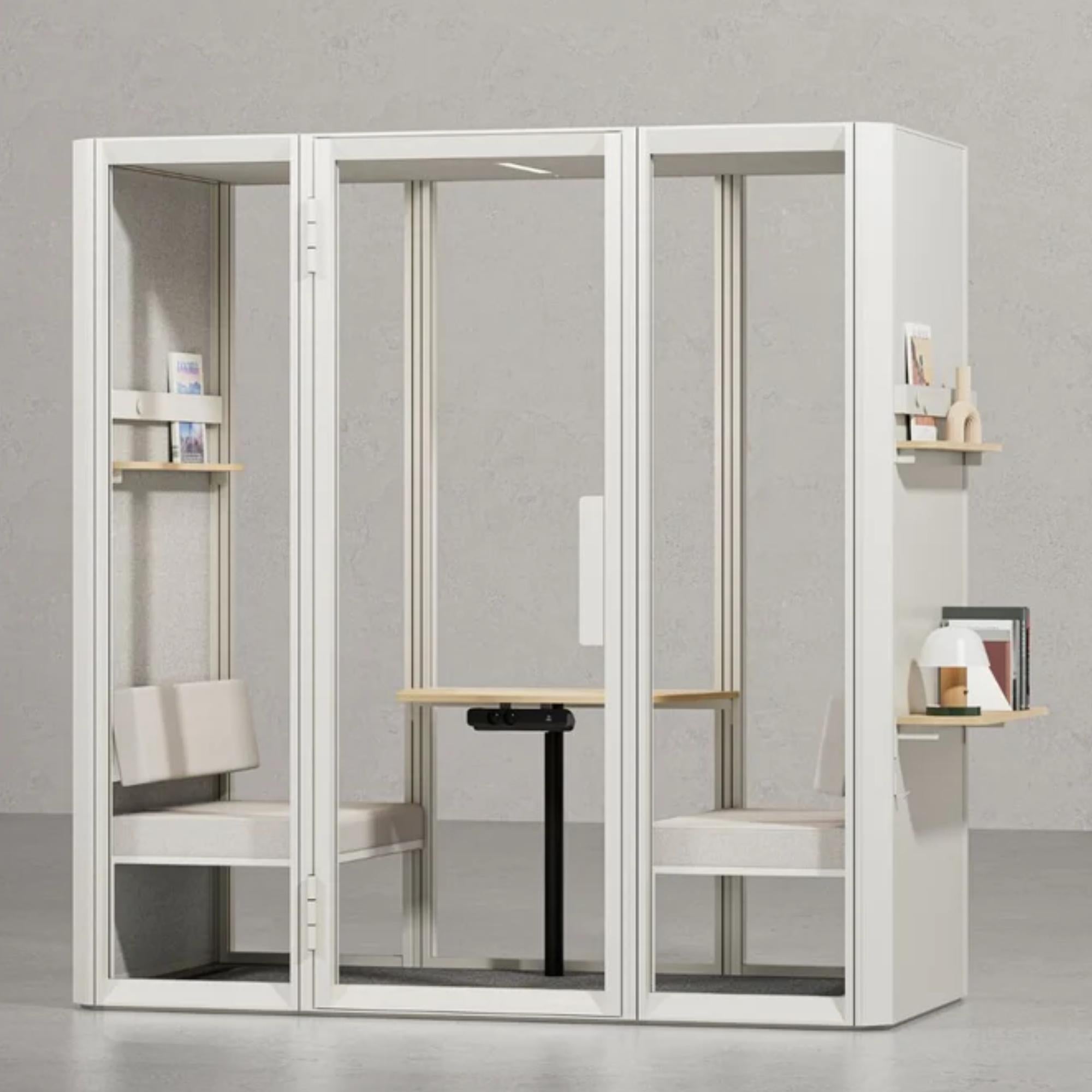 Klusuma kabīne JETSON L2, MUTE DESIGN, konfigurējama - Ergostock.lv