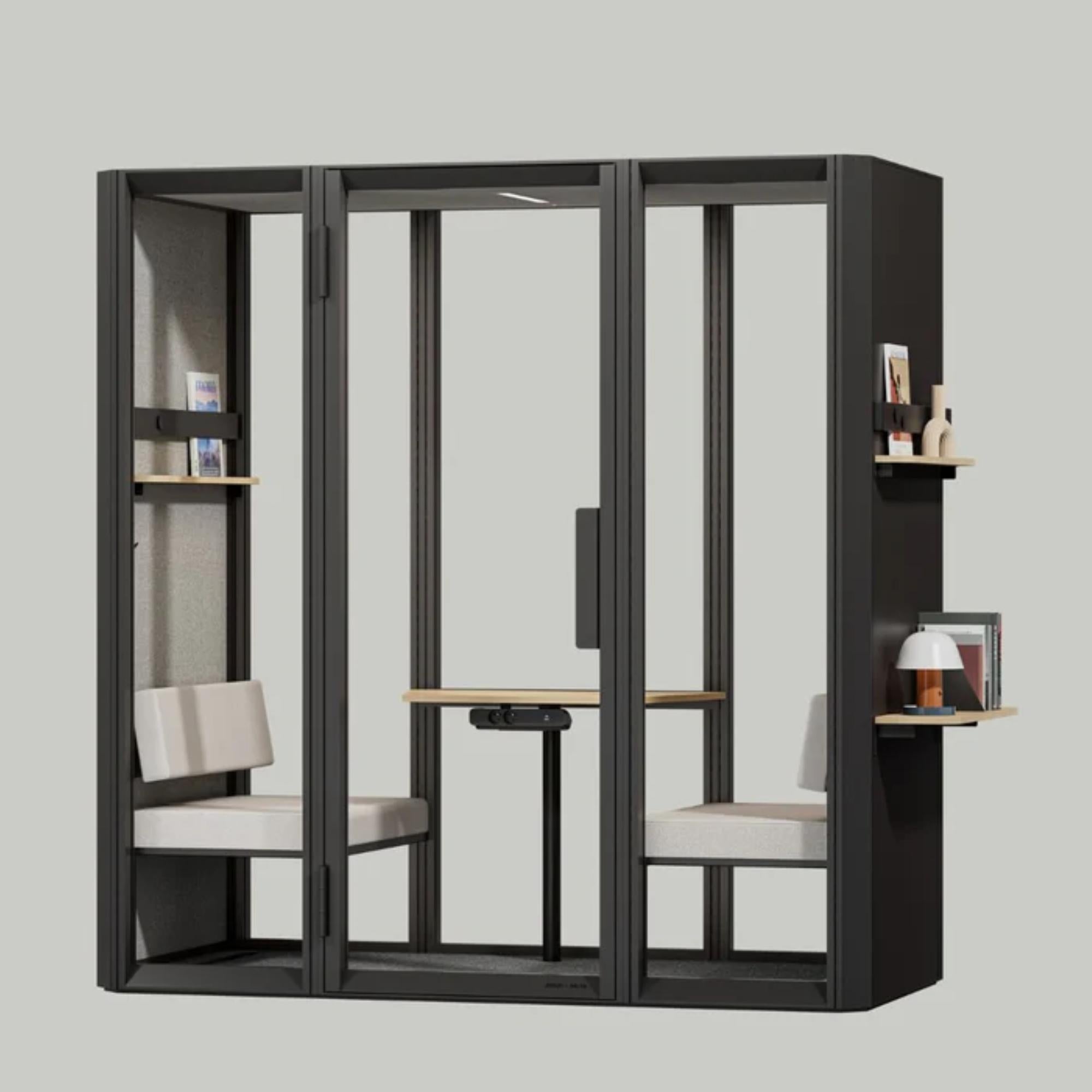 Klusuma kabīne JETSON L2, MUTE DESIGN, konfigurējama - Ergostock.lv