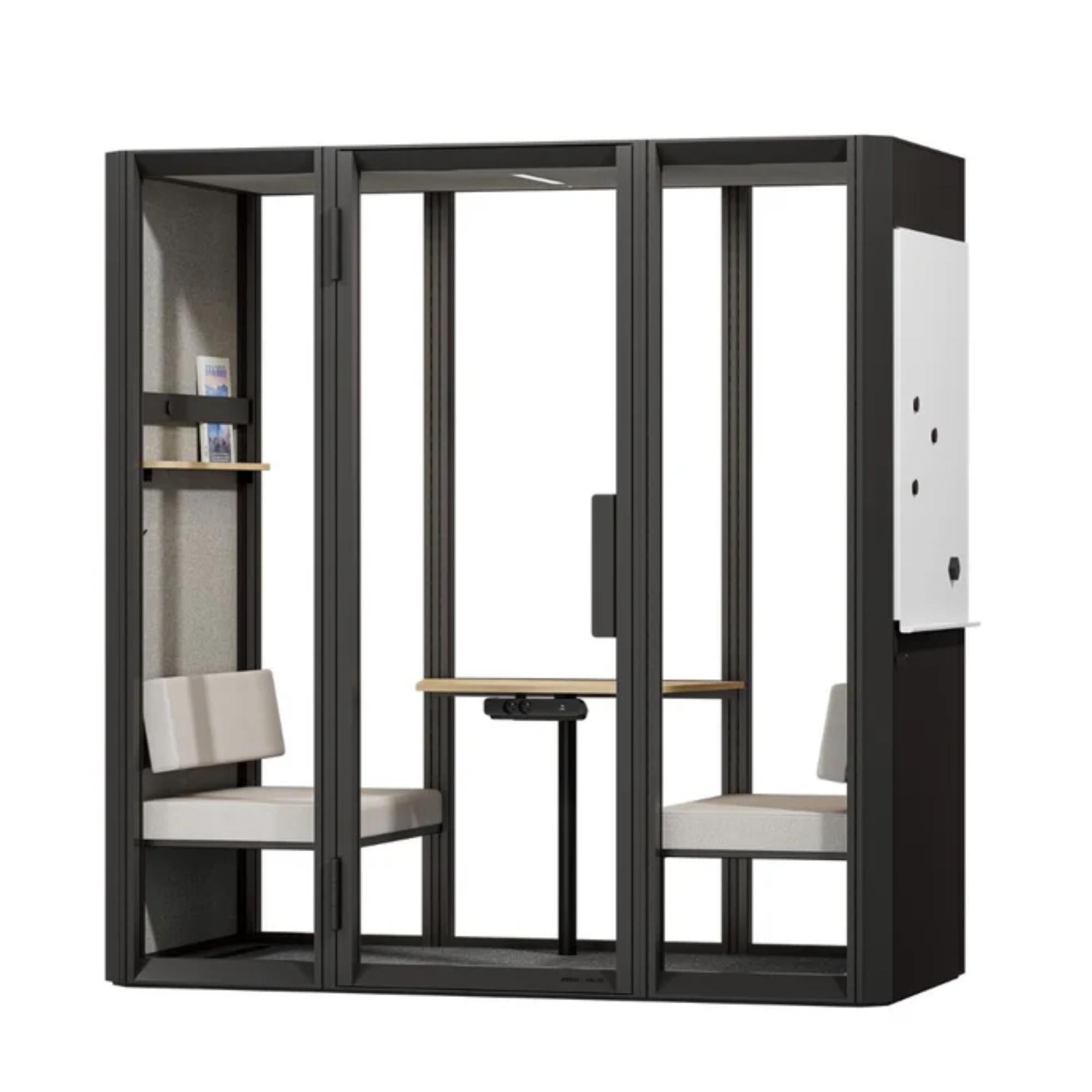 Klusuma kabīne JETSON L2, MUTE DESIGN, konfigurējama - Ergostock.lv