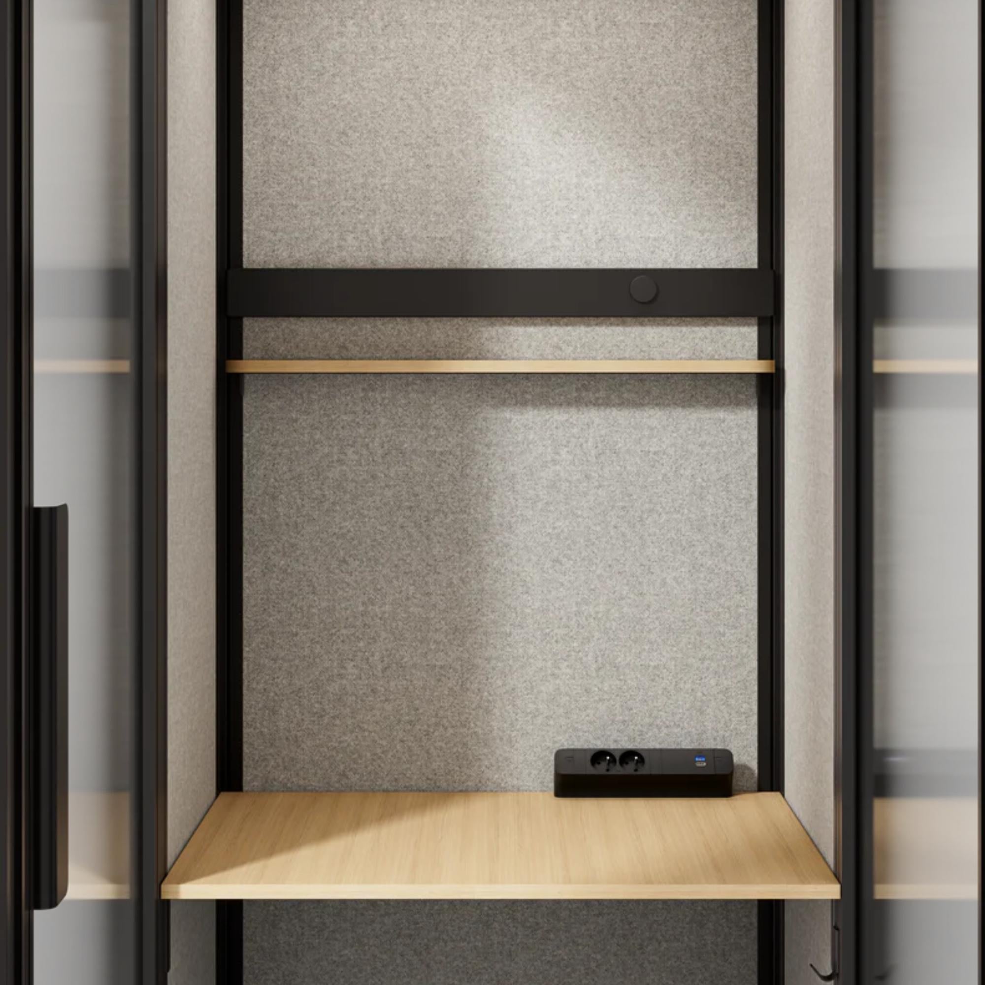 Klusuma kabīne JETSON M1, MUTE DESIGN, konfigurējama - Ergostock.lv