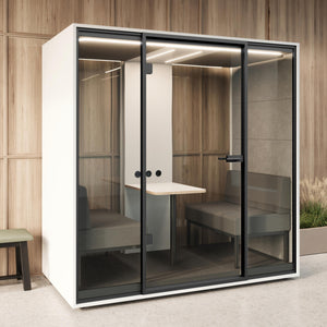 Klusuma kabīne SILENCE POD FOUR, konfigurējama - Ergostock.lv