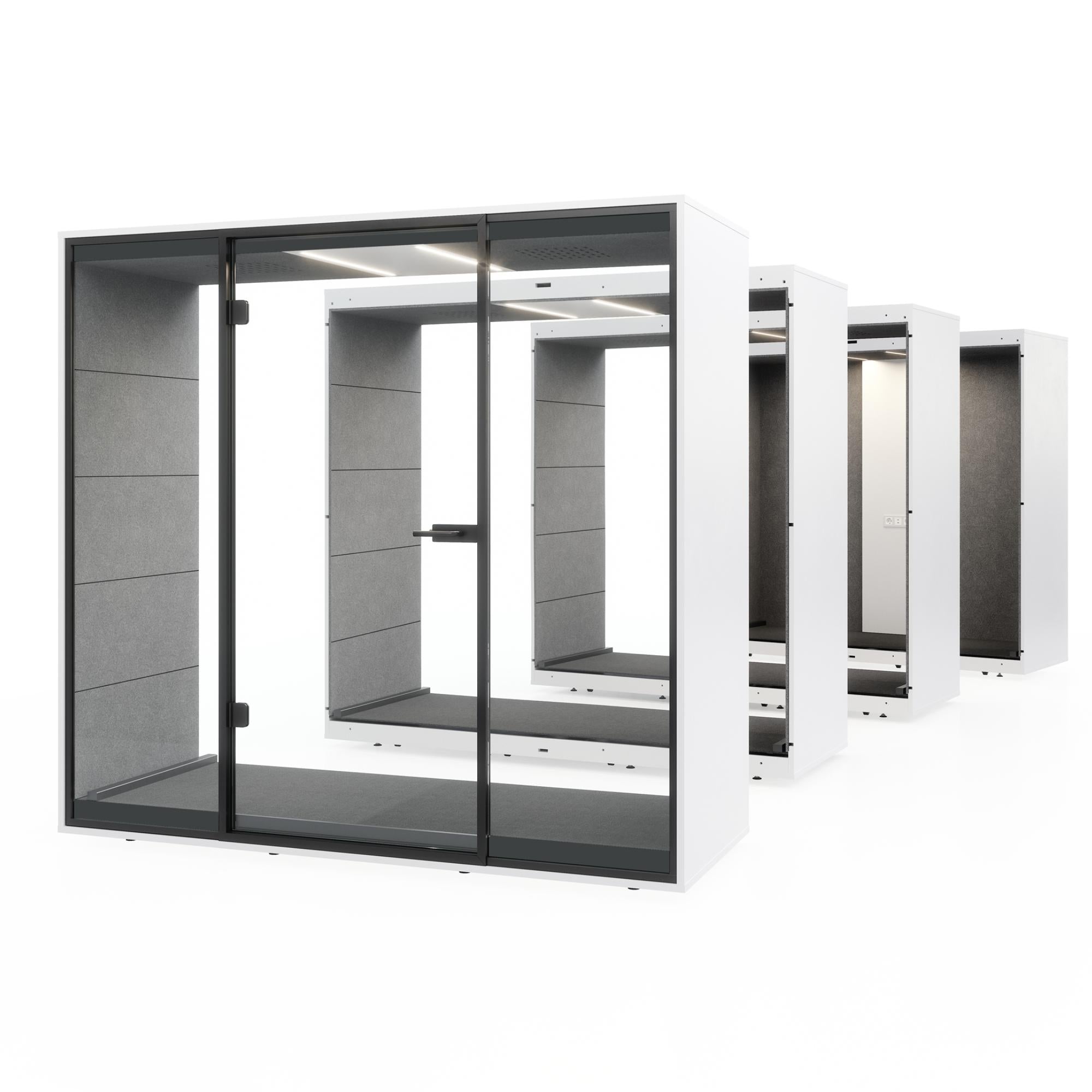 Klusuma kabīne SILENCE POD MEETING, konfigurējama - Ergostock.lv