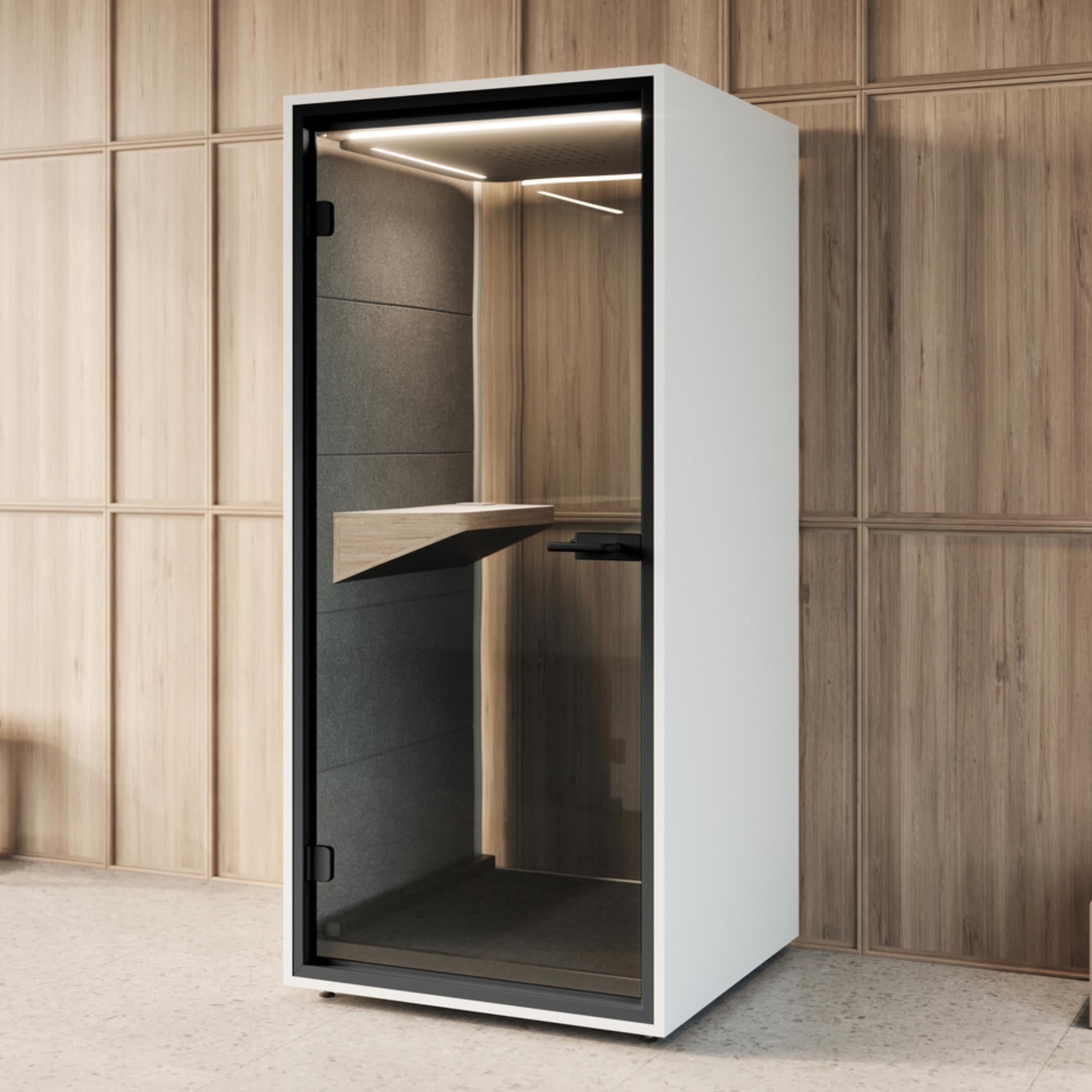 Klusuma kabīne SILENCE POD ONE, konfigurējama - Ergostock.lv