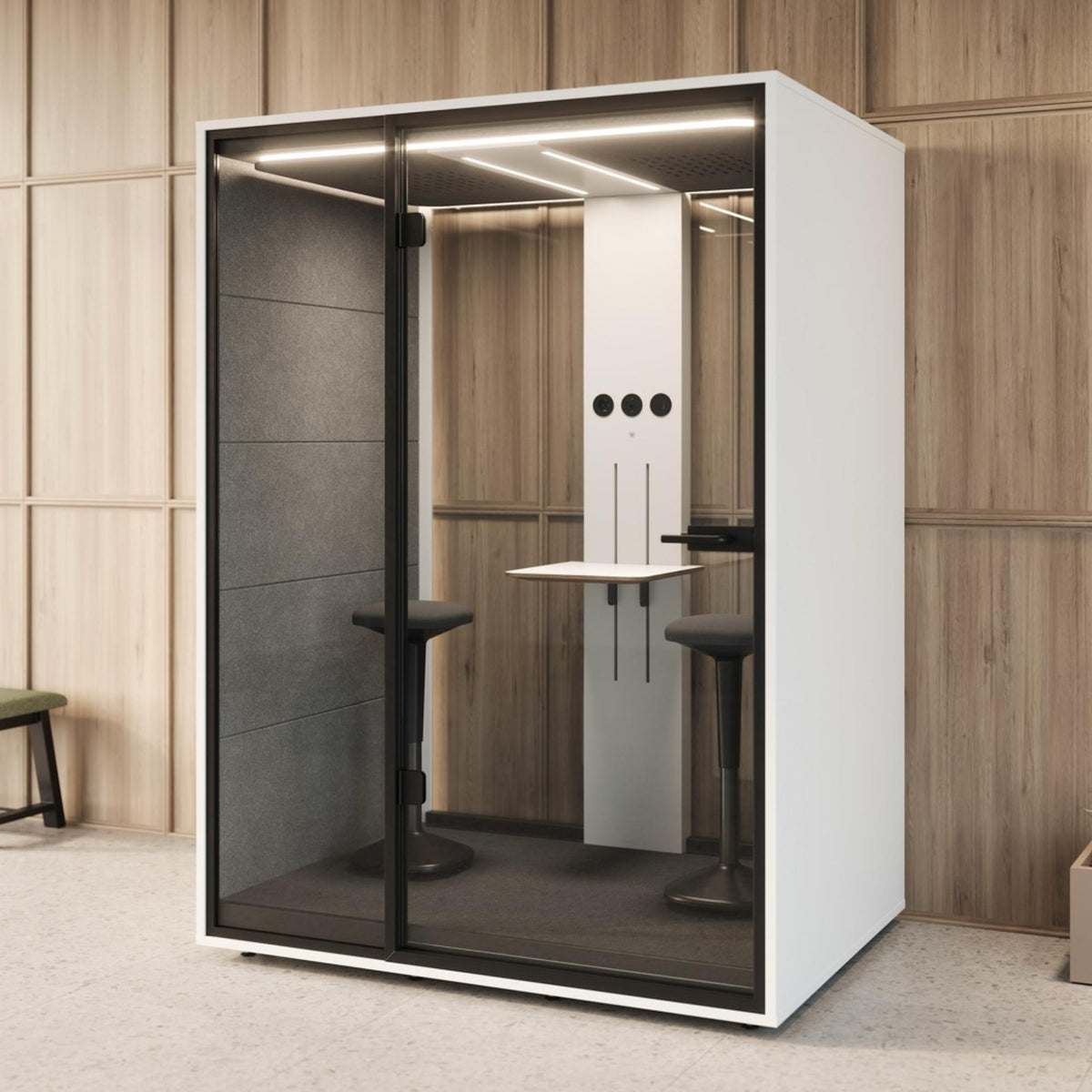 Klusuma kabīne SILENCE POD TWO, konfigurējama