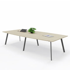 Konferenču galds AXY, divdaļīgs A tipa kājas - Ergostock.lv