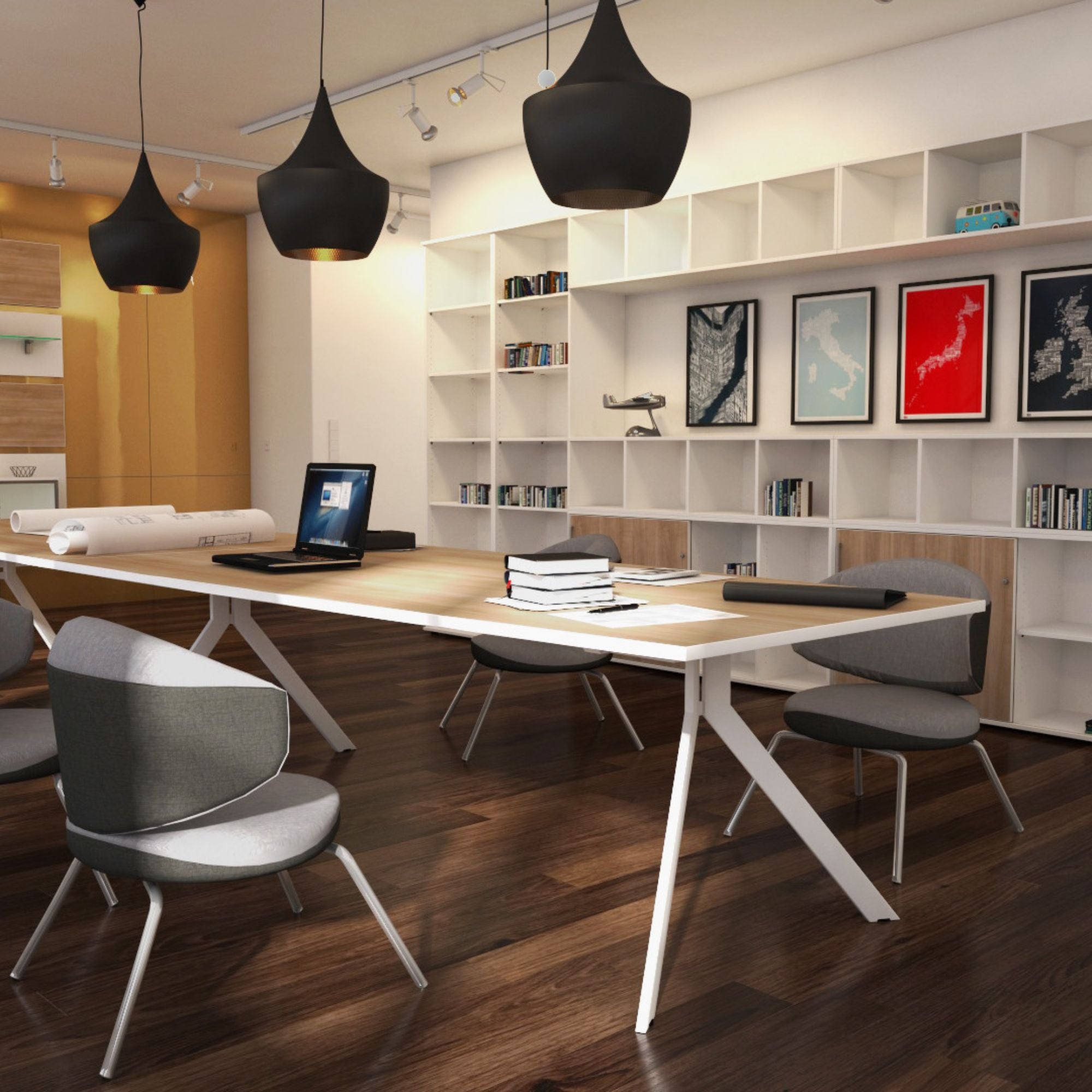 Konferenču galds AXY-Y, divdaļīgs Y tipa kājas - Ergostock.lv