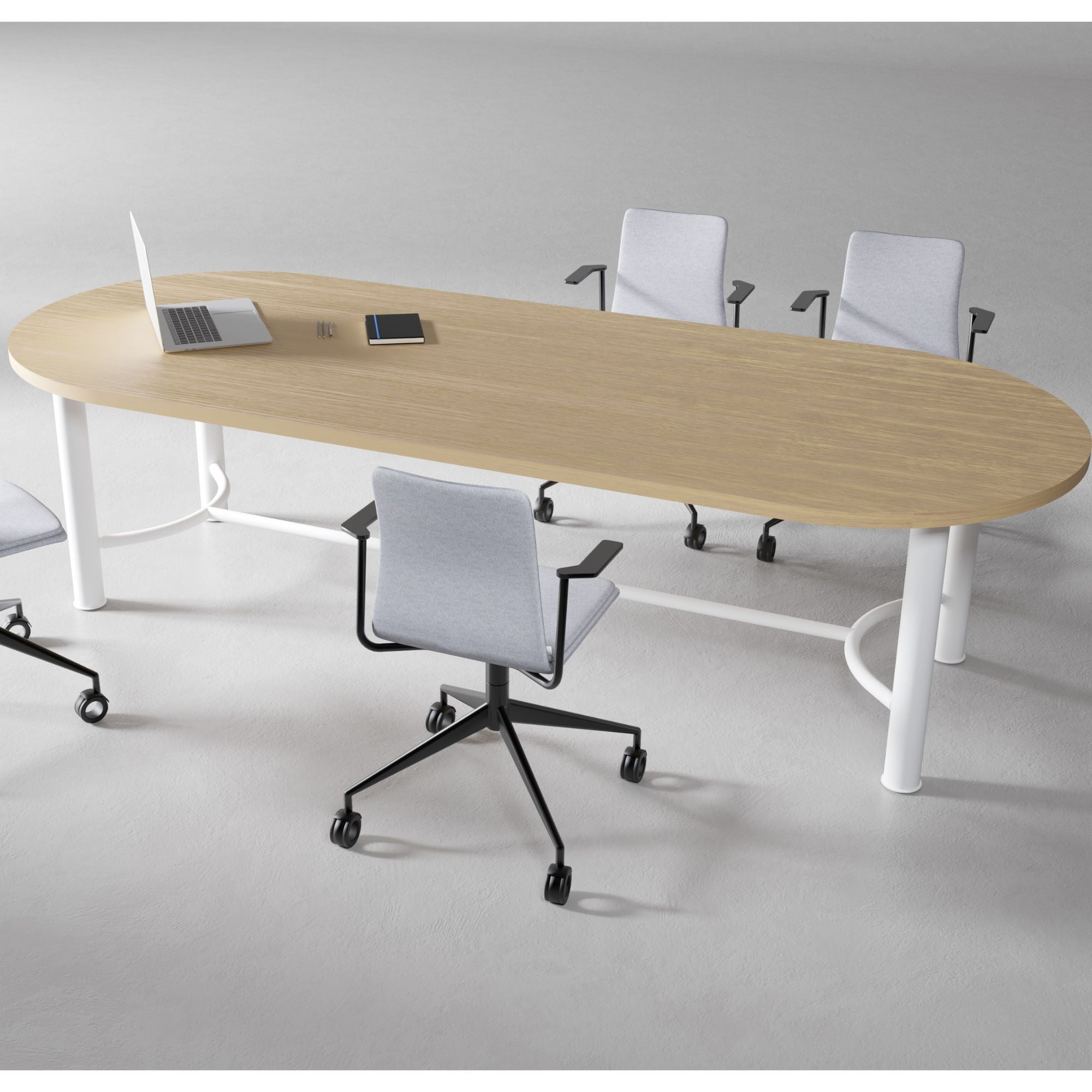 Konferenču galds DEMINO, 240 cm x 110 cm, konfigurējams-Ergostock