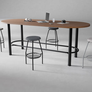 Konferenču galds DEMINO HIGH, 220 cm x 110 cm, konfigurējams-Ergostock