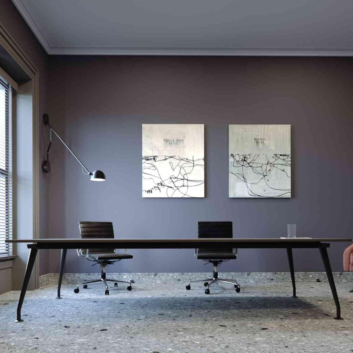 Konferenču galds SIRIO PRESTIGE MEDIUM-Ergostock