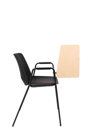 Apmeklētāju krēsls Oslo 4L ar nolokāmu galdiņu - Ergostock.lv