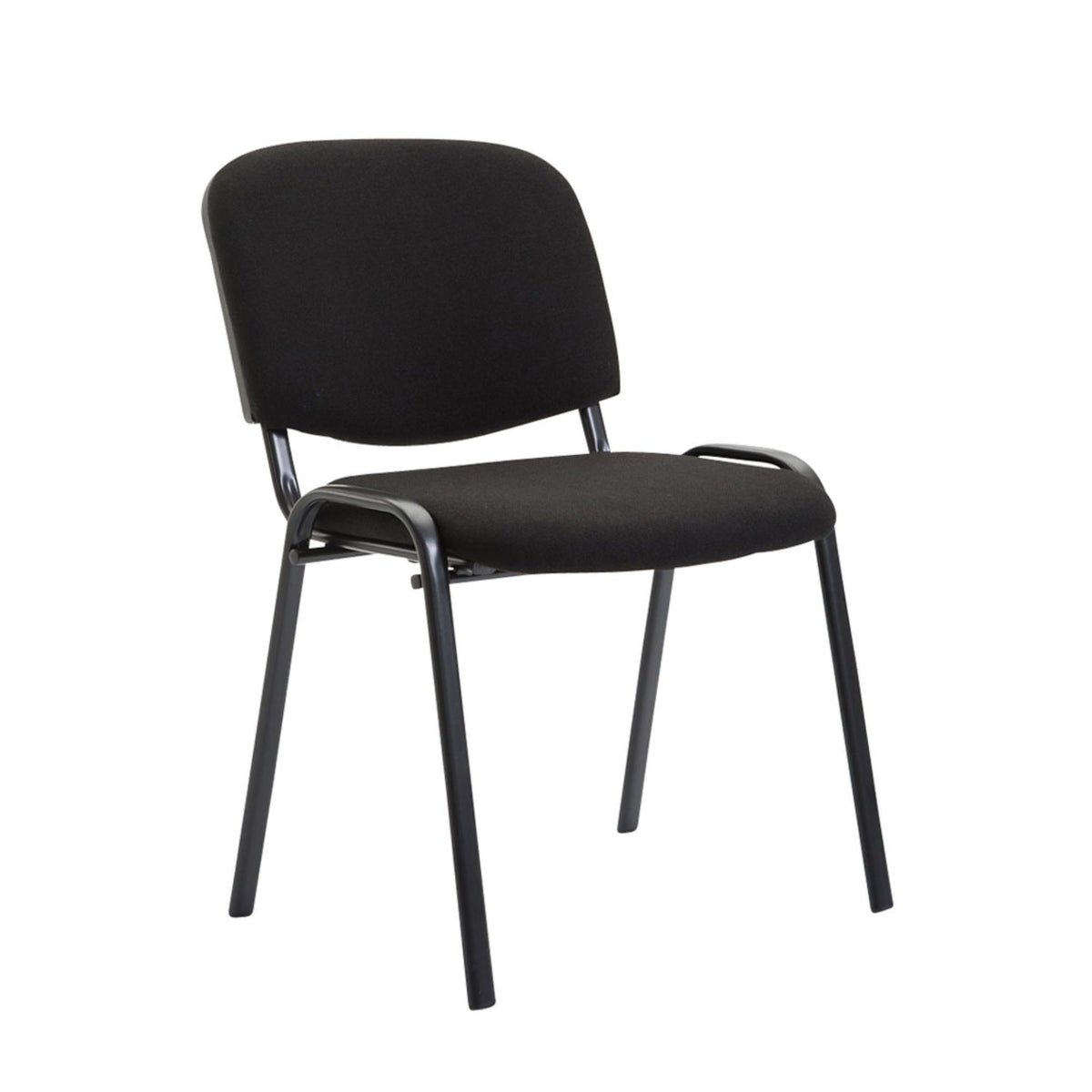 Konferenču krēsls STANDARD, melns audums, melns rāmis