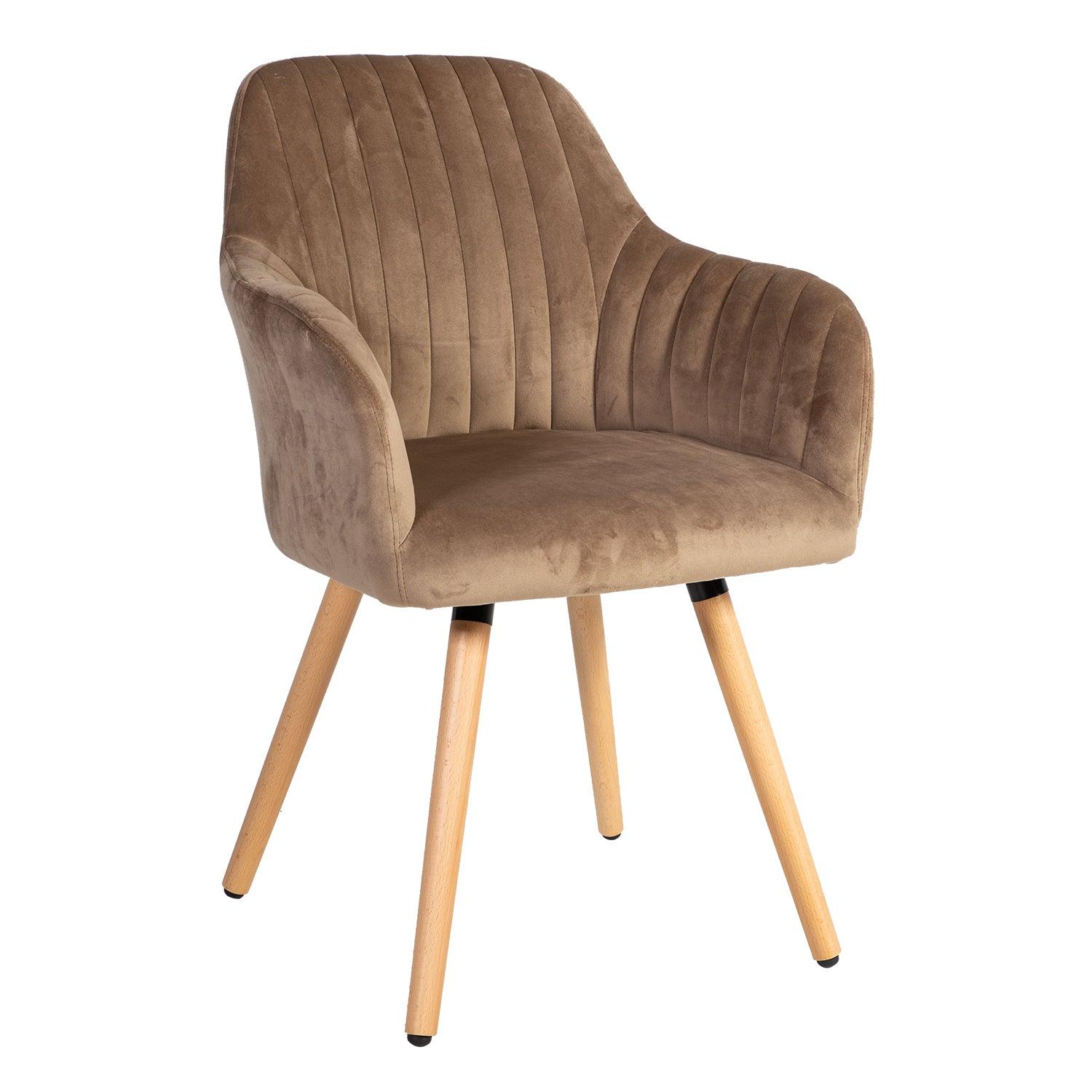 Krēsls ARIEL 58x585xH85cm brūns-Ergostock