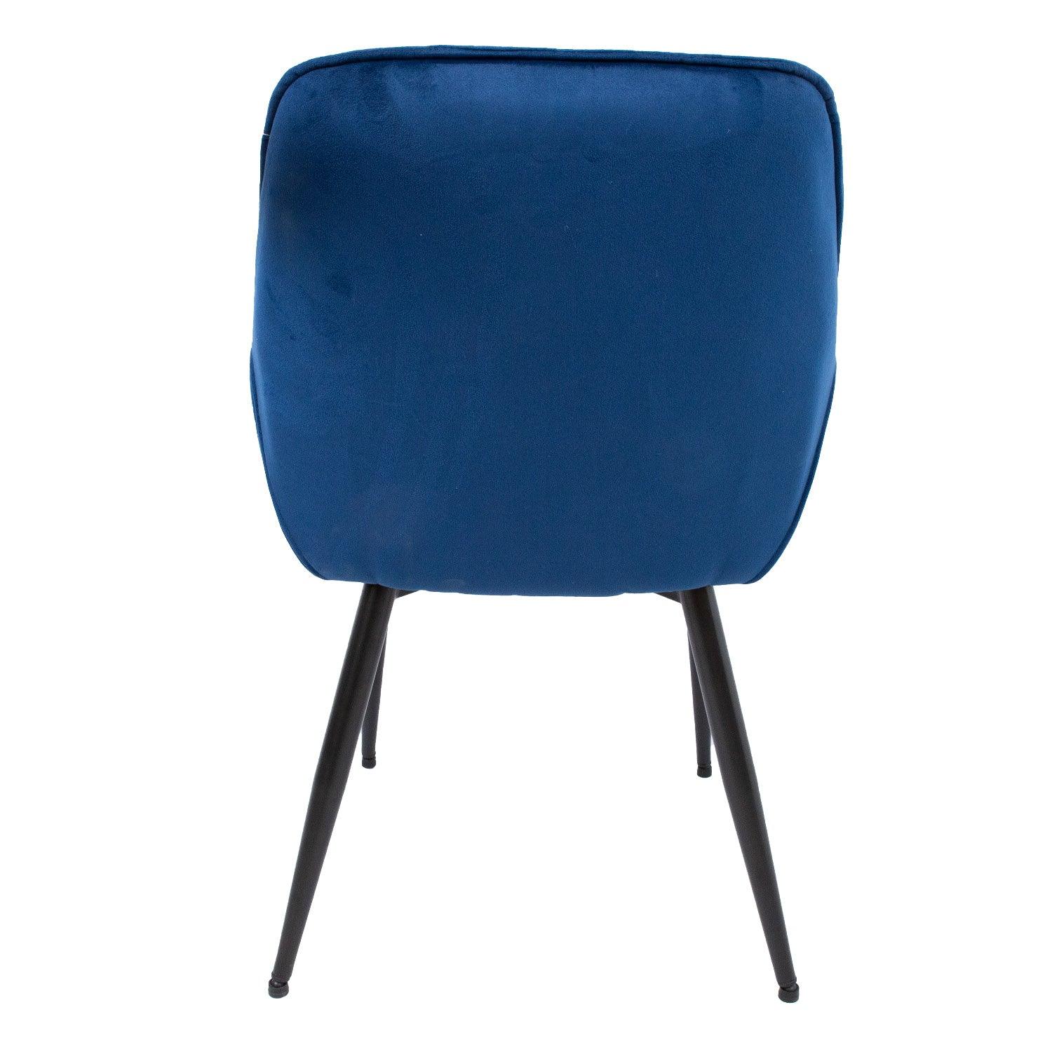 Krēsls BRITA zils samts-Ergostock