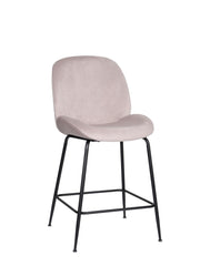 Krēsls Dori Black, ar kāju balstu - Ergostock.lv