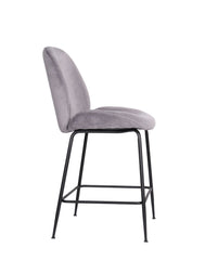 Krēsls Dori Black, ar kāju balstu - Ergostock.lv