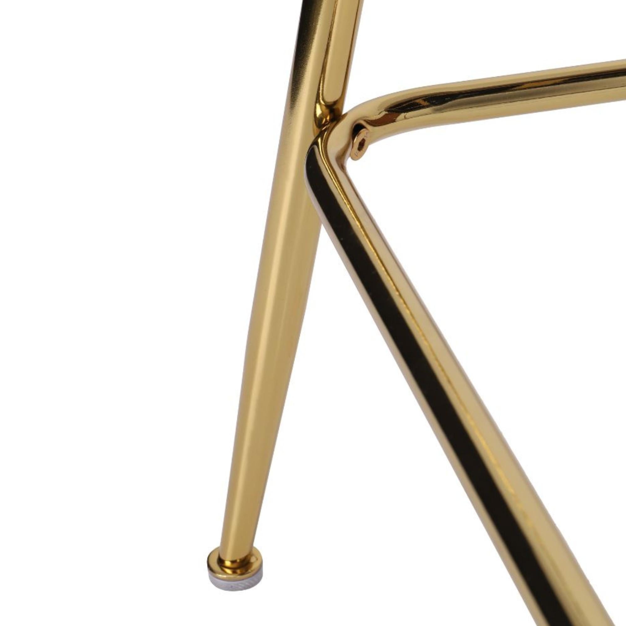 Krēsls Dori Gold, ar kāju balstu - Ergostock.lv