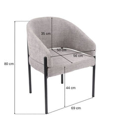 Krēsls Lugano-Ergostock