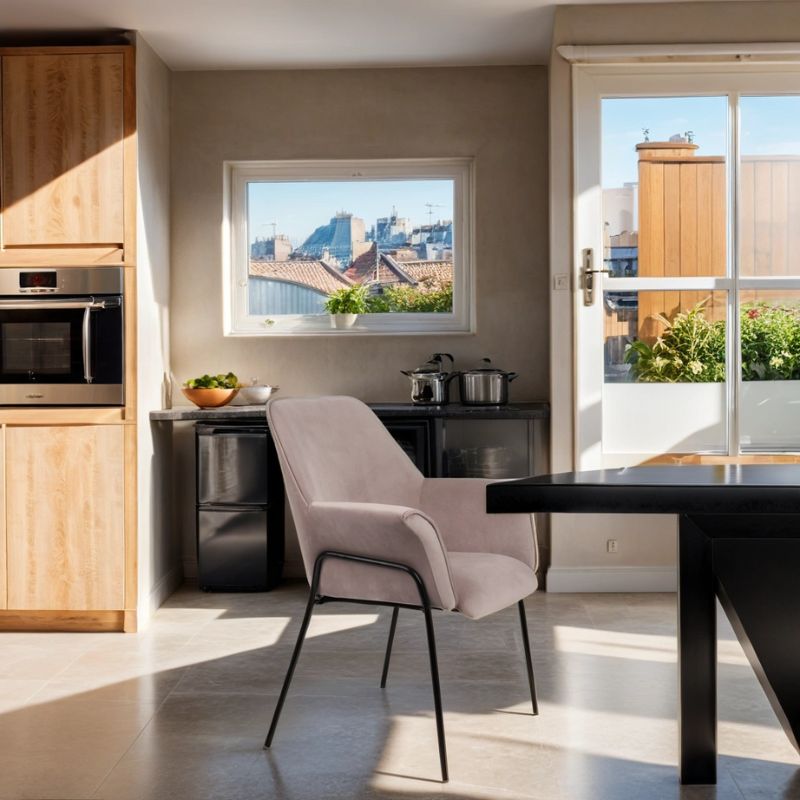 Krēsls Sofia Black - Ergostock.lv