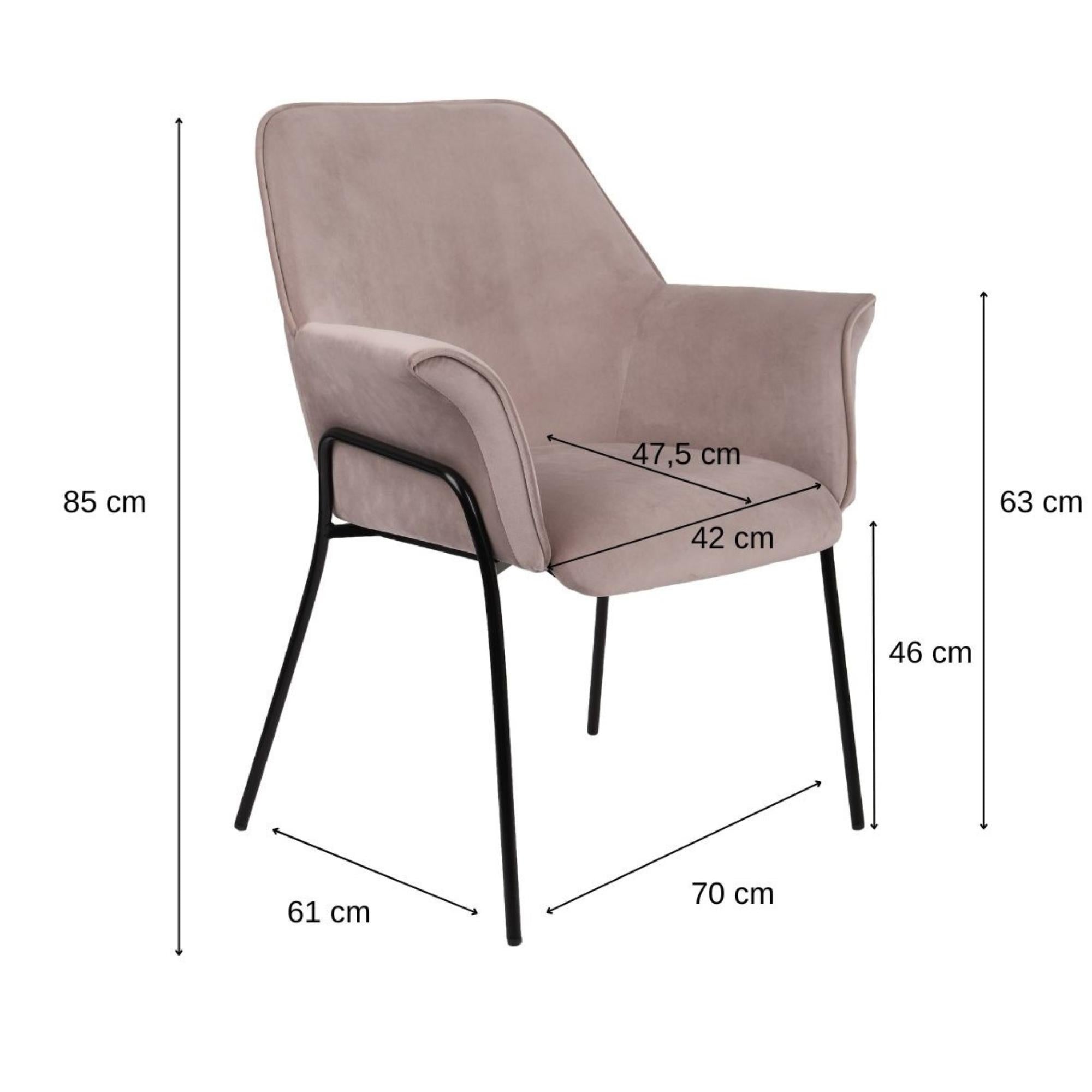 Krēsls Sofia Black - Ergostock.lv