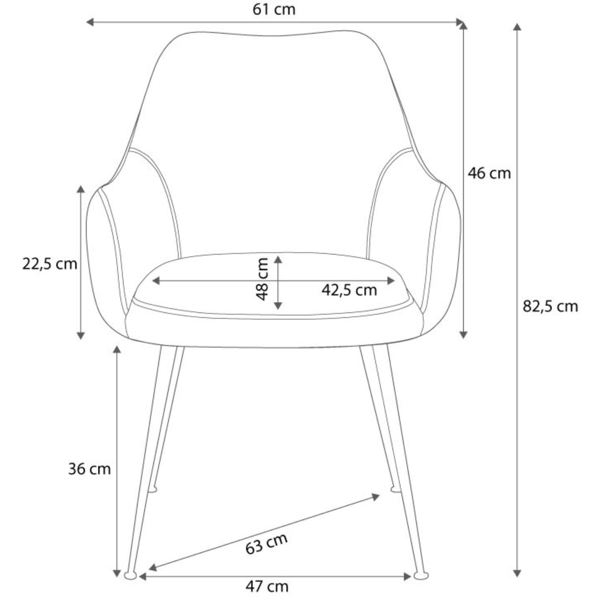 Krēsls Sofia Gold - Ergostock.lv